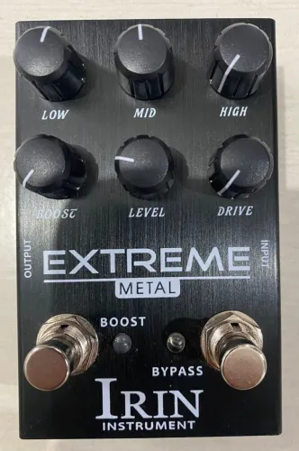 Pedal De Efeito Rohs Irin Extreme Metal Distorção