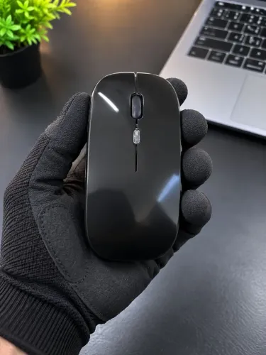 Mouse Sem Fio Bluetooth + USB 2.4G Recarregável USB-C | Silencioso | Até 1600 DPI