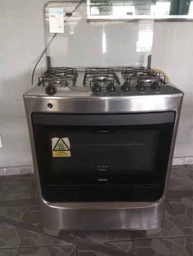 Fogão elétrico de inox 