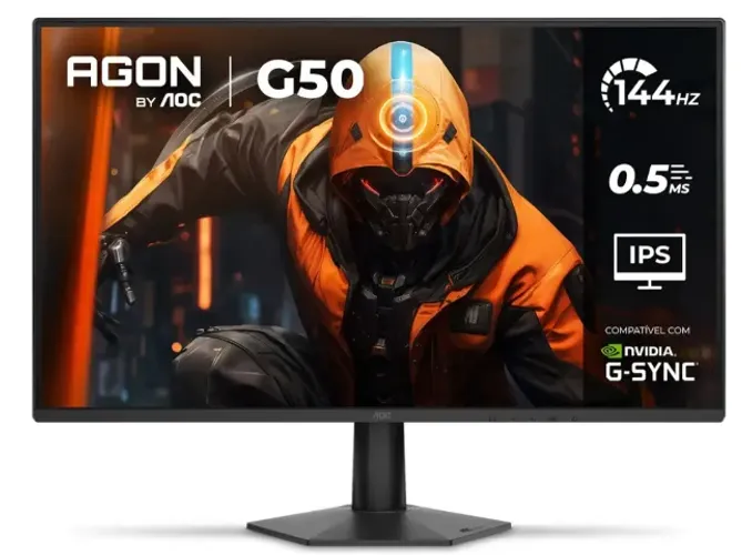 Monitor gamer AOC Agon g50 27p 144hz novo