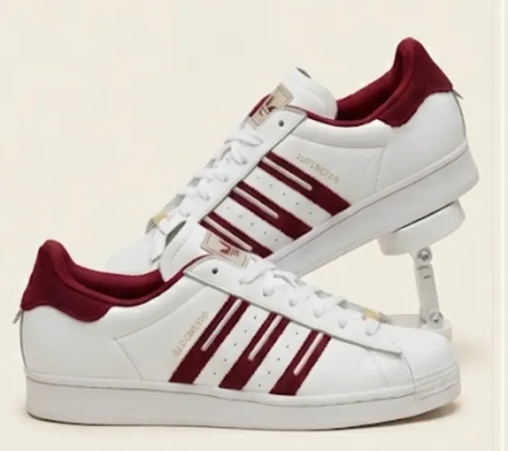 adidas superstar cloud white team victory red