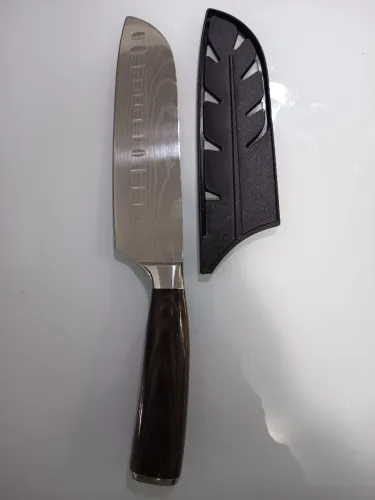Faca Xituo 7" Santoku padrão damasco 