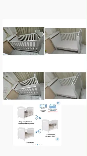Berço pouco usado