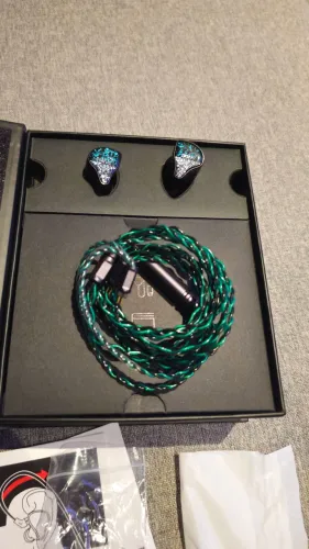 Fone Ziigaat x Hangout Áudio Odyssey 2 IEM 1DD+3BA Completo e NOVO