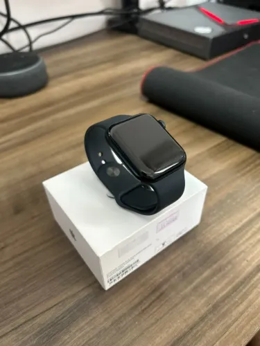 Apple Watch SE 44mm 2ª Geração Meia-noite GPS - Bateria 89%