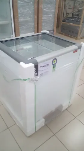 FREEZER HORIZONTAL DE 216 LITROS COM PORTA DE VIDRO, DE BAIXA TEMPERATURA, NOVO, PROMOÇÃO!