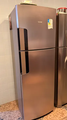 Geladeira Consul Frost Free Duplex 386L Inox - CRM44AK 110V