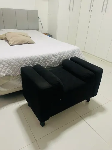 Poltrona sofá decorativo puff
