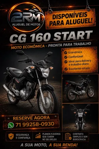 Aluguel de Moto - Factor 150 Econômica | 2RM