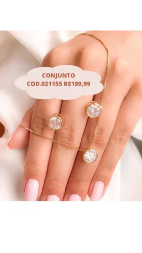Colar e brinco 
