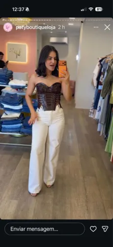 Calça Wide Leg