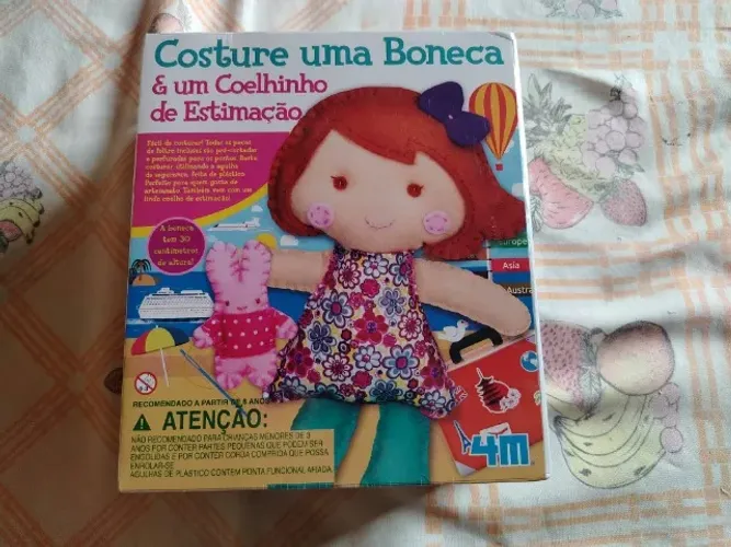 Costure Uma Boneca E Um Cachorrinho De Estimação ou Um Coelhinho de Estimação - 4 M