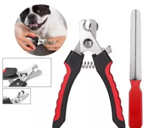 Alicate + Lixa De Unha Gatos e Cães Grande