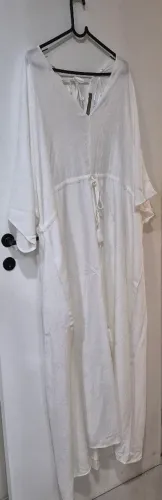 Vestido branco novo ashua tamanho g1