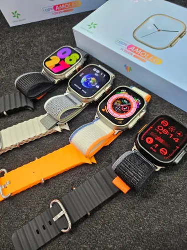 Relógio inteligente Smartwatch hw69 ultra 2 - Tela AMOLED - Diversas Bandas