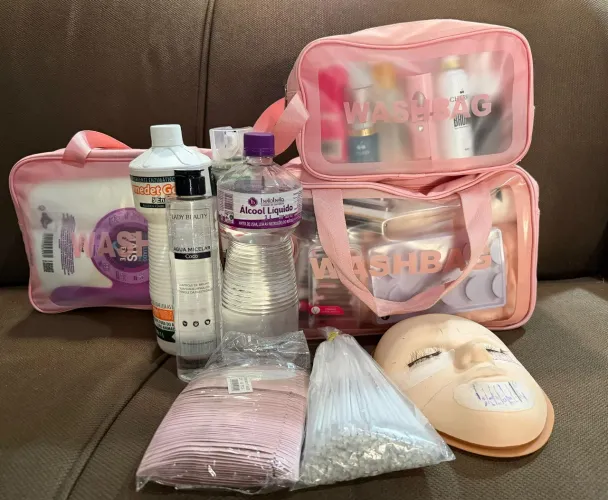 Kit completo de cílios profissional