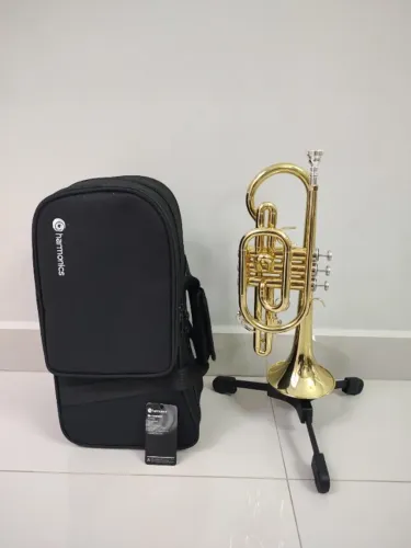 Cornet Harmonics Sib Laqueado - NOVO R$1750,00 - Aceito trocas - Parcelo 21x cartão