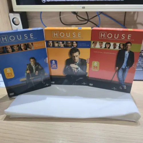 House - DVDs raros - 18 DVDs - 70 episódios