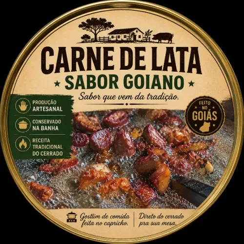 Carne de lata e torresmo de lata a 85,00 1,5kg a carne e 60,00 800gr de torresmo 