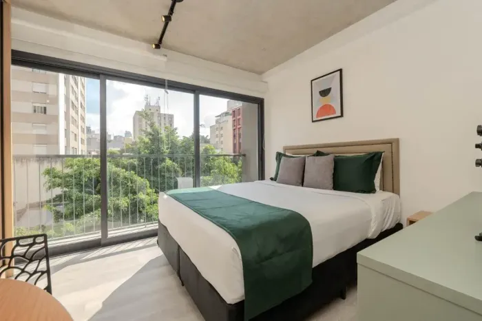 Studio locação 25 metros quadrados mobiliado com 1 quarto em Bela Vista - São Paulo - SP