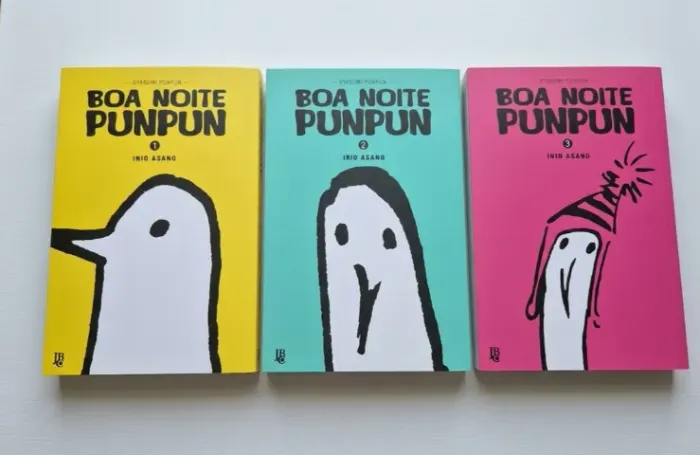 mangá boa noite punpun volumes 1, 2 e 3 em português