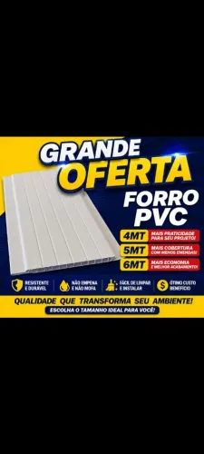 Forro PVC com grande oferta