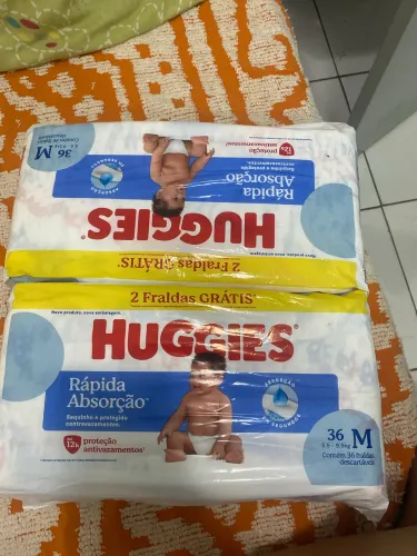 Fraldas HUGGIES - TAM M