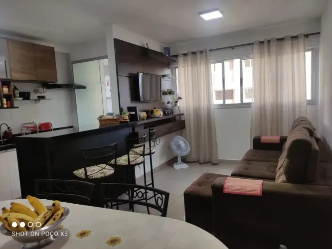 Apartamento mobiliado para aluguel de 61 metros quadrados com 2 quartos em Vila Rosa - Goi