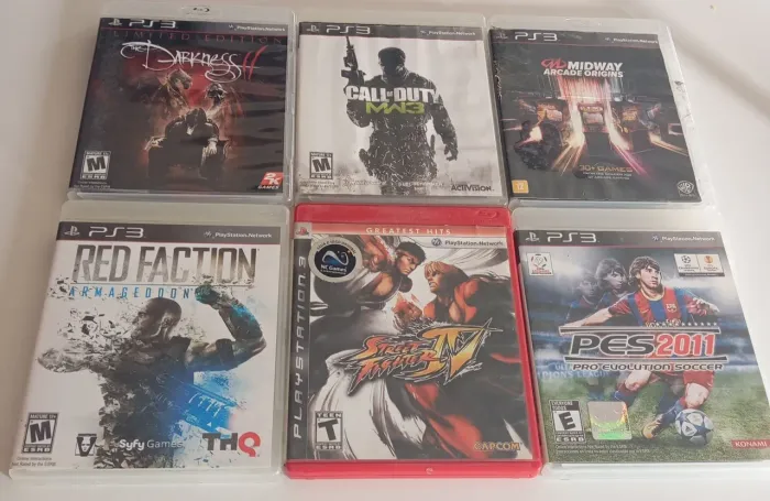 Lote com 10 jogos PS3 