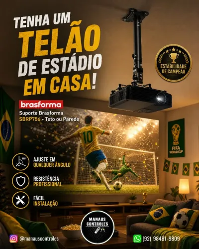 Suporte para projetor braço longo 