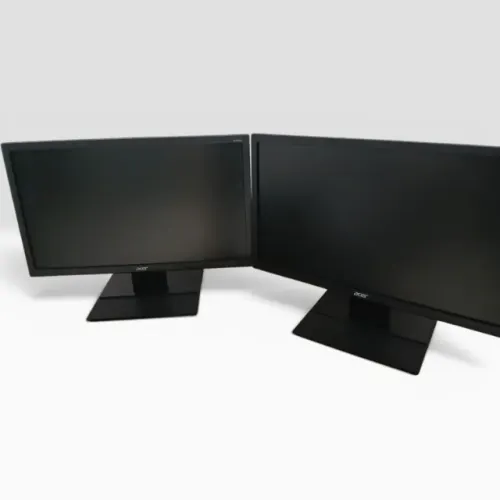 2 Monitores LCD Acer V226HQL 21,5" + Suporte Articulado c/ Pistão a Gás