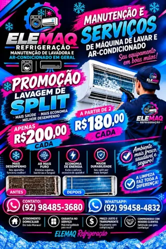 Lavagem de ar-condicionado e concerto