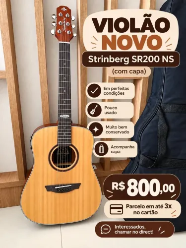 Violão Strinberg SR 200 NS