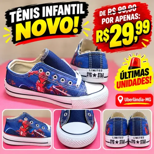 Tênis Infantil Casual Novo para Meninos e Meninas | Oferta Especial de Últimas Unidades