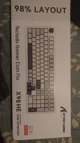 Teclado magnético Attack Shark x98 HE novo