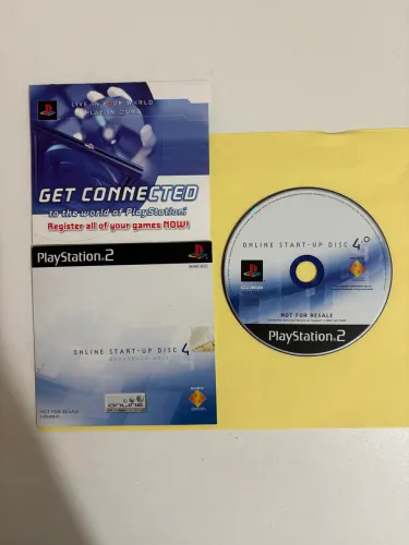 PlayStation 2 Online Start-Up Disc 4.0 - Original Sony - Completo