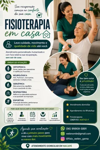 Fisioterapia a domicílio 