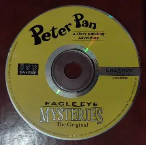 Jogo para PC Peter Pan A Story Painting Adventure Eagle Eye Mysteries - Creative - 1993 