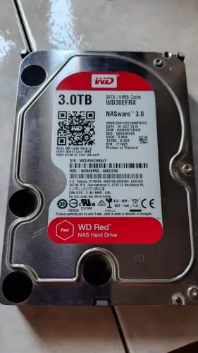 HD Western Digital WD30EFRX Vermelho Sata / 64MB Cache (Usado)