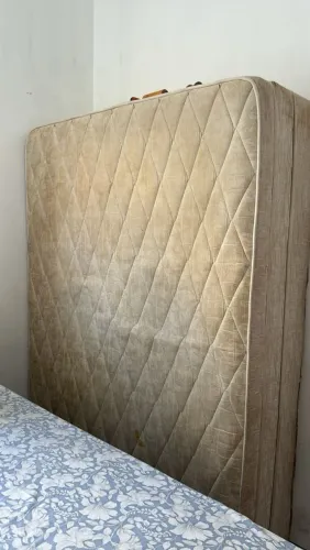 Cama box casal de madeira