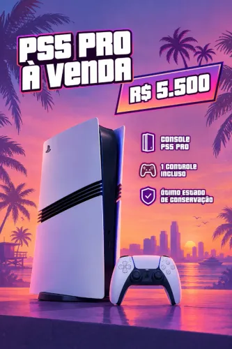 PLAYSTATION 5 PRO - PRATICAMENTE NOVO