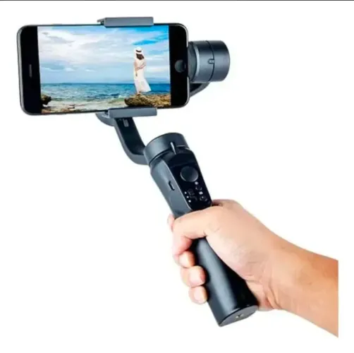 Estabilizador Gimbal H4 3-axis G.Eye Para Smartphone Ios E Android Cor Preto