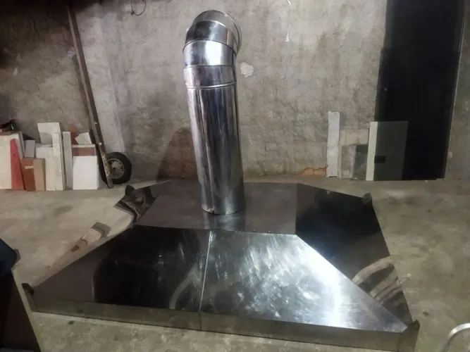 Coifa inox cozinha industrial