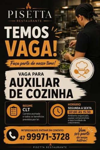 Auxiliar de cozinha