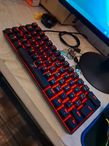 Teclado Mecanico Superframe 60% switch red