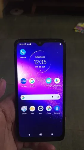 Moto onde macro aceito cartão tela trincada mas funciona