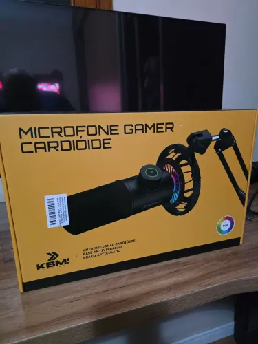 Microfone Gamer Cardióide KBM! GAMING KGMF300PT (Lacrado)