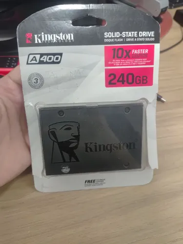 SSD Kingston 240GB Leitura 500mb/s e 450mb/s de Gravação