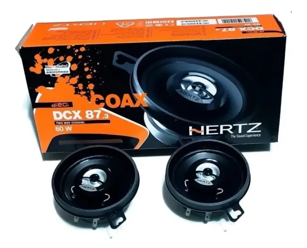 Auto Falante Coaxial Hertz Dieci Dcx87.3 60W 3.5Pol (Usado Apenas 2 Dias)