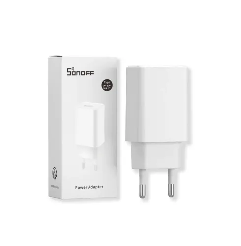 Fonte Carregador Sonoff 10w Usb 5v 2a Bivolt Branco